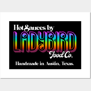 Ladybird Food Co. Rainbow Gradient Logo Posters and Art